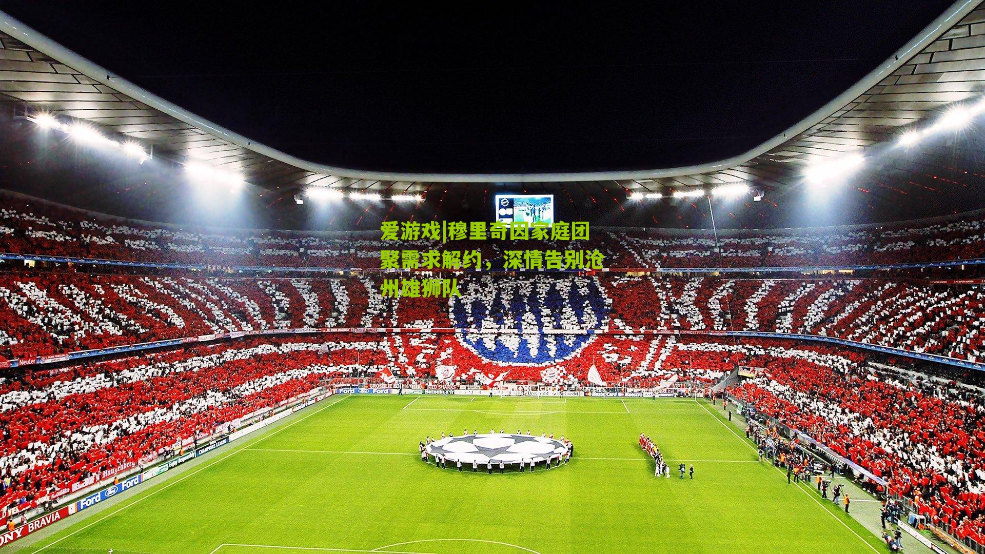 爱游戏|穆里奇因家庭团聚需求解约，深情告别沧州雄狮队